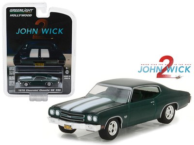 1970 Chevrolet Chevelle SS 396 Green ''John Wick: Chapter 2'' (2017) 18 1/64 Model