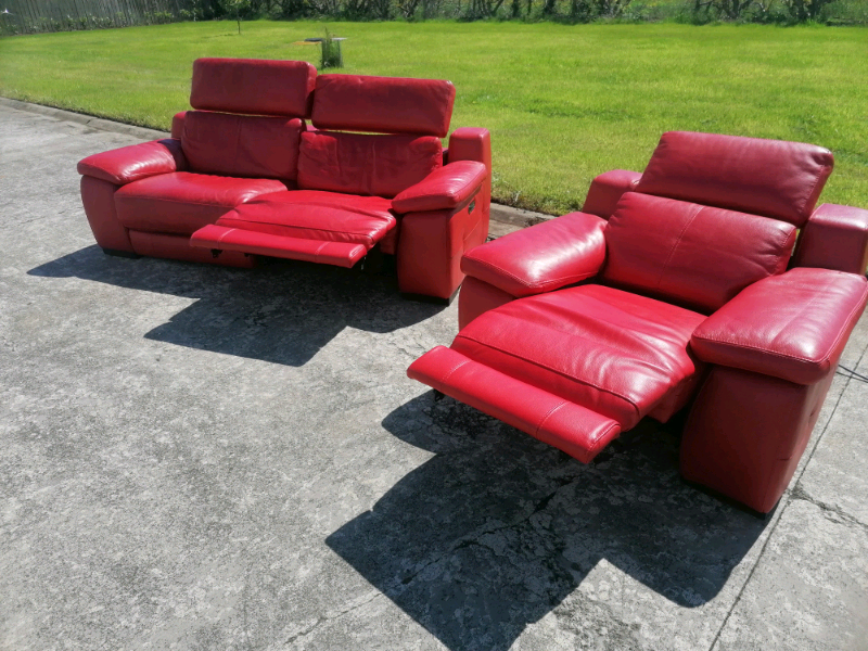 Retro Style 'Laurence' Sofology Electric Recliner Sofa & Chair in