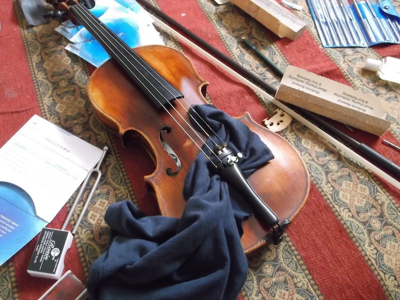 D'Addario Helicore Violin String Set, 1/2 Scale, Medium Tension 19954920340 eBay