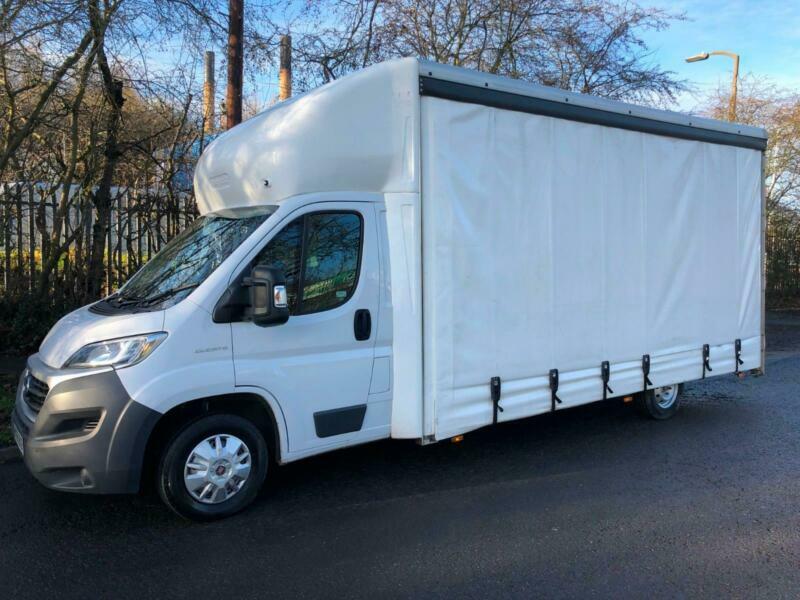 2017 66 FIAT DUCATO 130 2.3 XLWB LOW FLOOR LOADER XL LUTON BOX VAN CURTAIN SIDER in