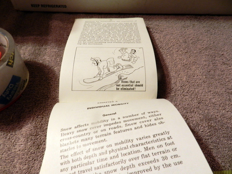 1974 Soldier's Handbook Individual Operations Survival Cold Weather TC 21 - 3