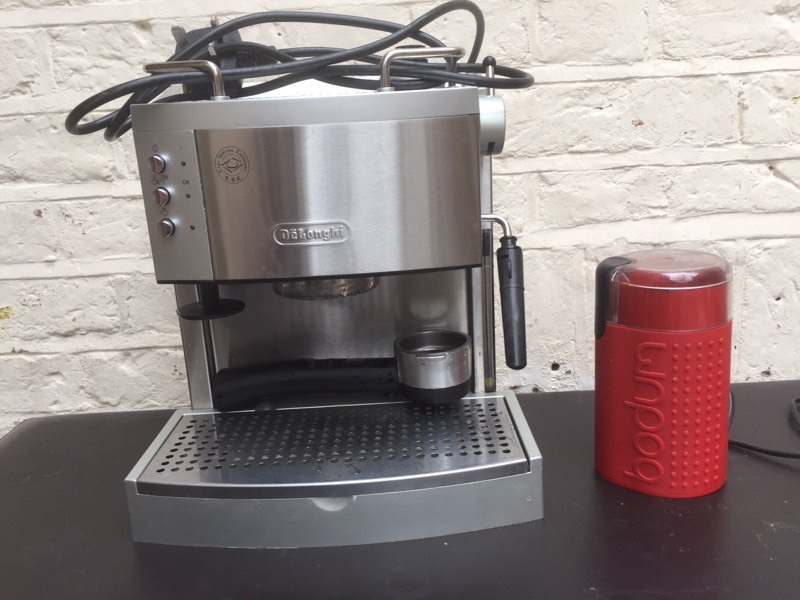 Delonghi EC710 espresso machine + Bodum coffee grinder in Mitcham, London Gumtree