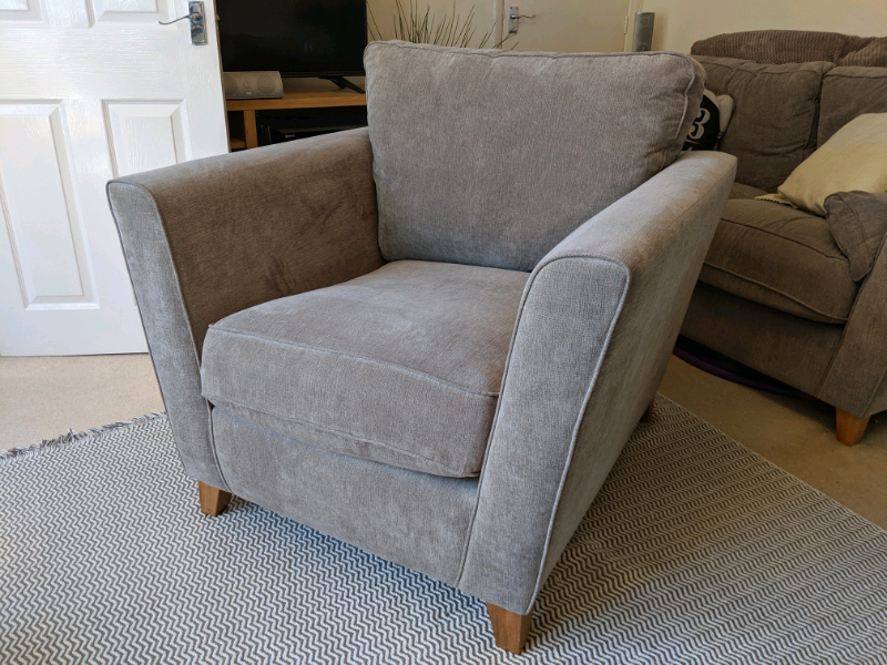 Oak Furniture Land Grey Armchair in Marlborough, Wiltshire Gumtree