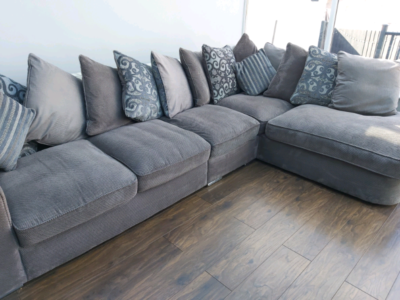 Large Grey Corner Sofa in Plymouth, Devon Gumtree