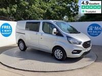 2022 Ford Transit Custom 300 EcoBlue Limited SWB L/R Crewcab A/C Euro 6 Combi Va