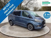 2021 Ford Transit Custom 320 EcoBlue Sport SWB Crewvan A/C Euro 6 **NO VAT** Com