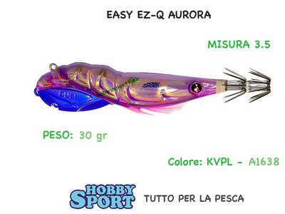 TOTANARA DUEL EZ-Q AURORA GAMBERO MIS.3,5   COL KVPL A1638  30 GR PURPLE