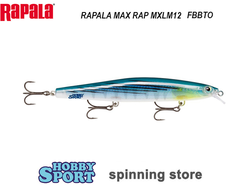 RAPALA MAX RAP MXLM 12 COL. FBBTO 20 GR LONG DISTANCE SPECIALE SPIGOLA
