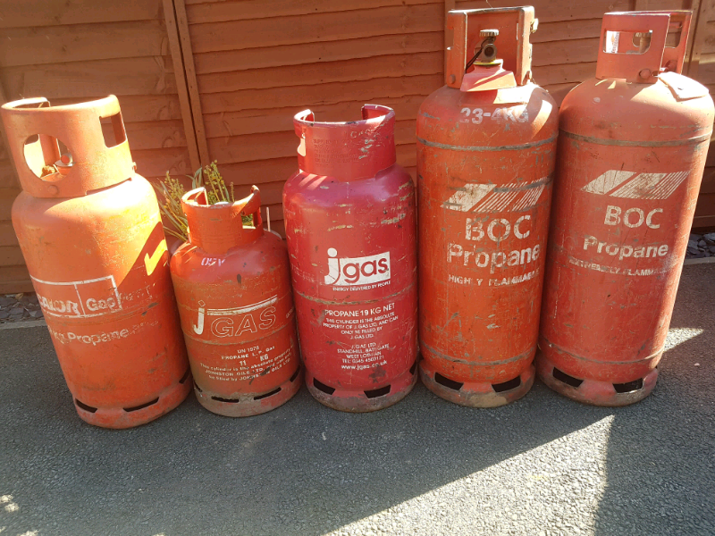 Empty gas bottles in Stirling Gumtree