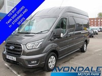 2024 Ford Transit 350 EcoBlue Limited L3 H3 170 BHP GREY VAN WITH HEATED STEERIN