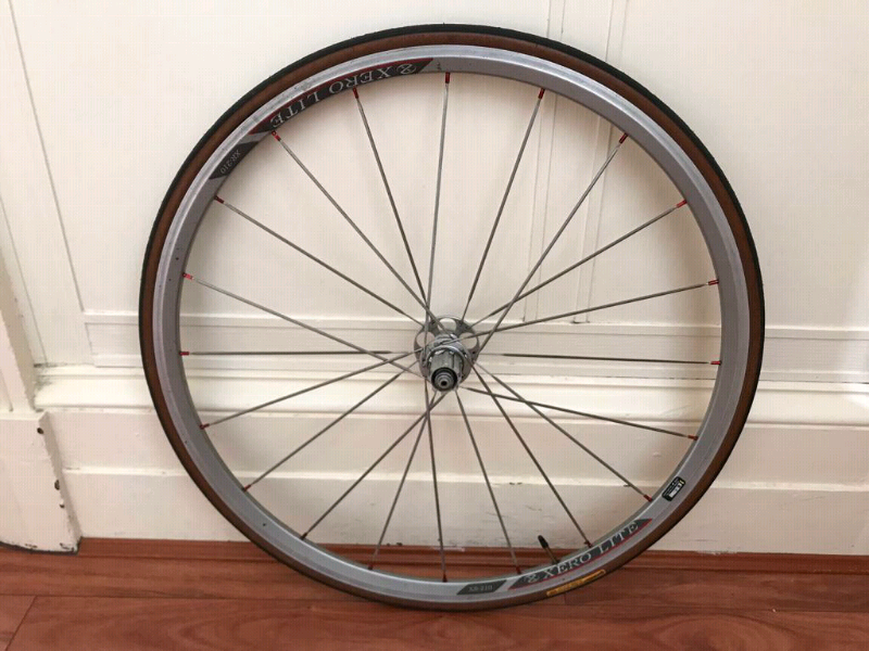 Xero Lite XR210 700c Rear Wheel Bladed Spokes and Campagnolo Freehub