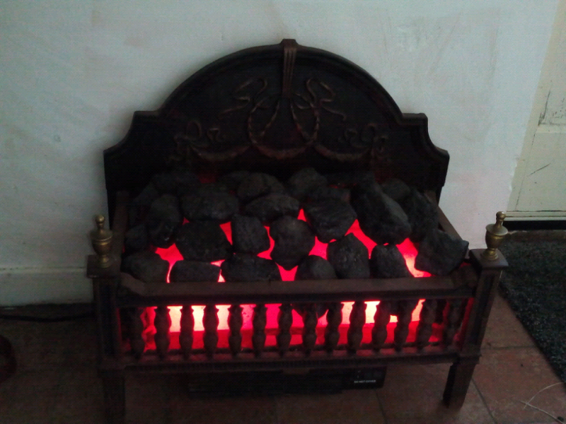 Cast iron dog grate electric fire in Norwich, Norfolk Gumtree
