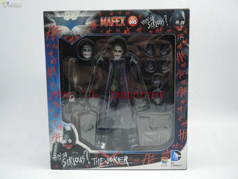 JOKERフィギュア　MAFEX No.005 No.015 2体セット Perfect Medicom Toy Mafex No.005 The Joker Action Figure New Toy