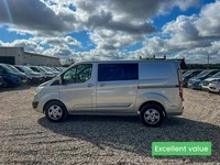 2017 Ford Transit Custom Crew Cab SWB L1H1 Limited 290 Air Con Alloys Senso Crew