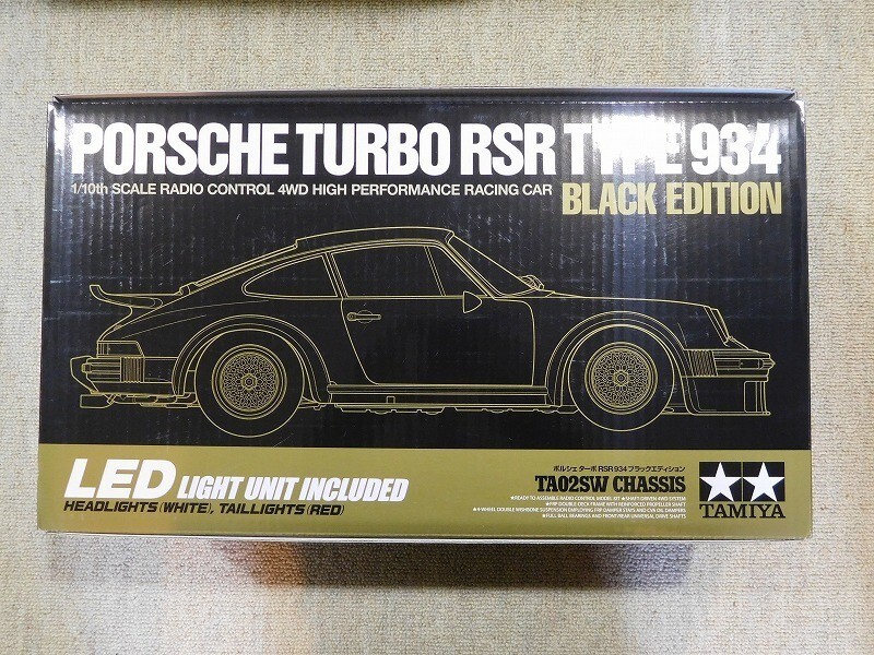 ホビーラジコン Tamiya Porsche Turbo RSR Type 934 GT-01 Rc Tt-Gear Porsche Turbo Rsr Gt01 Type 934 / Tamiya USA