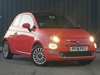 2018 Fiat 500C 1.2 Lounge 2dr Convertible Petrol Manual