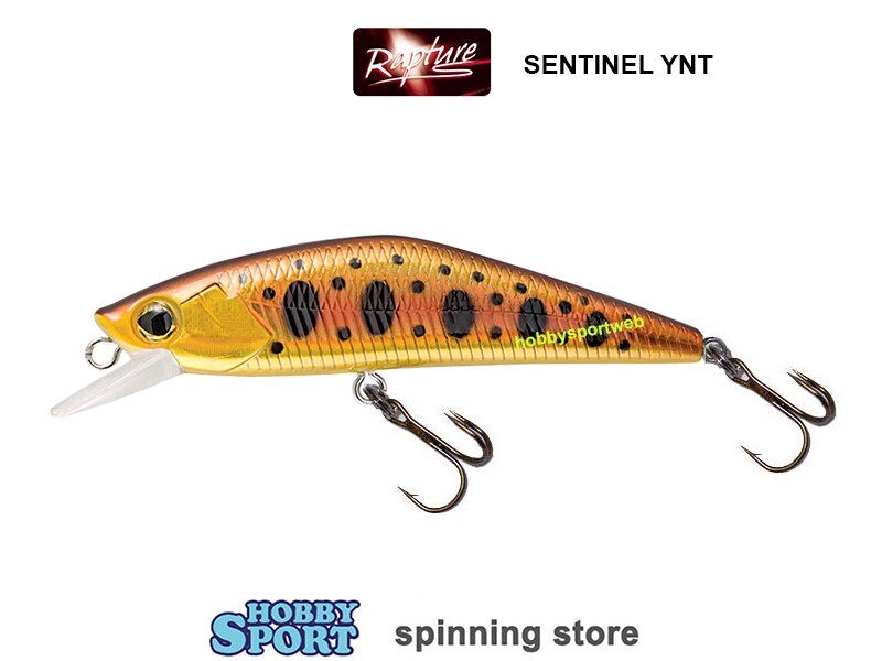 MINNOW  SENTINEL 70 RAPTURE COL YNT  10 GR SINKING SPINNING FIUME LAGO 18043703