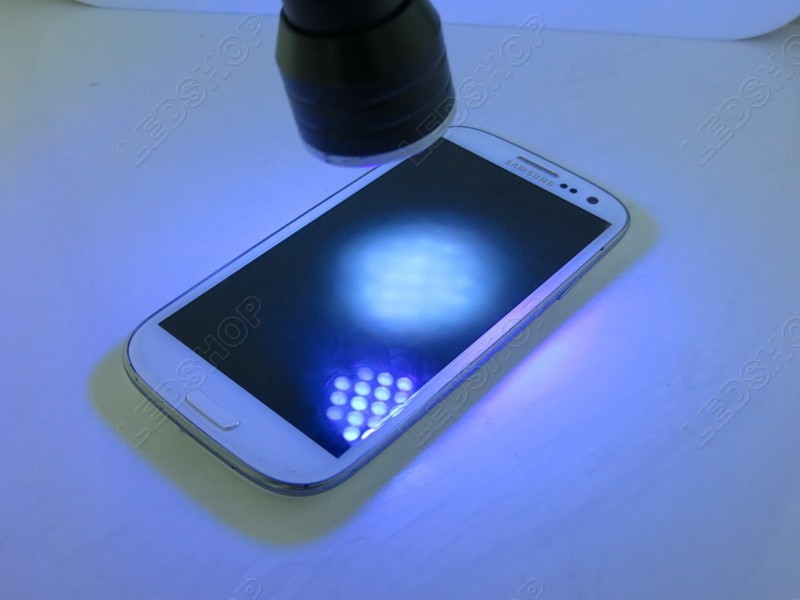 New 21 LED UV Light Flashlight Torch for LOCA Glue Curing iPhone 8 X 7