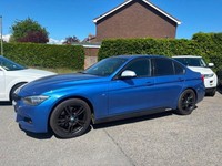 BMW 3 SERIES 330d M SPORT AUTOMATIC ONLY 77k ESTORIL BLUE 6 MONTHS WARRANTY