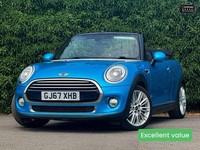 2017 MINI Convertible 1.5 Cooper 2dr CONVERTIBLE PETROL Manual