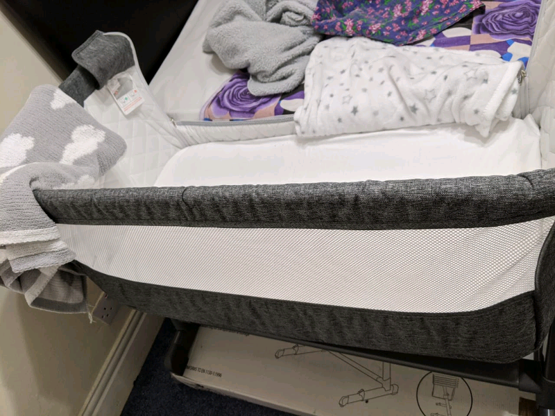 Babylo Bedside Cozi Sleeper Co Sleeping Crib Anti Reflux In