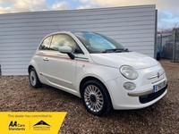 2010 Fiat 500 1.2 Lounge Hatchback 3dr Petrol Manual Euro 5 (s/s) (69 bhp) Hatch