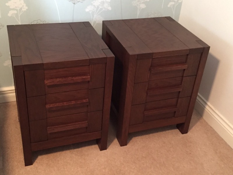 Two Bedside Table Chest Stand and Dresser Marks and Spencer's Sonoma