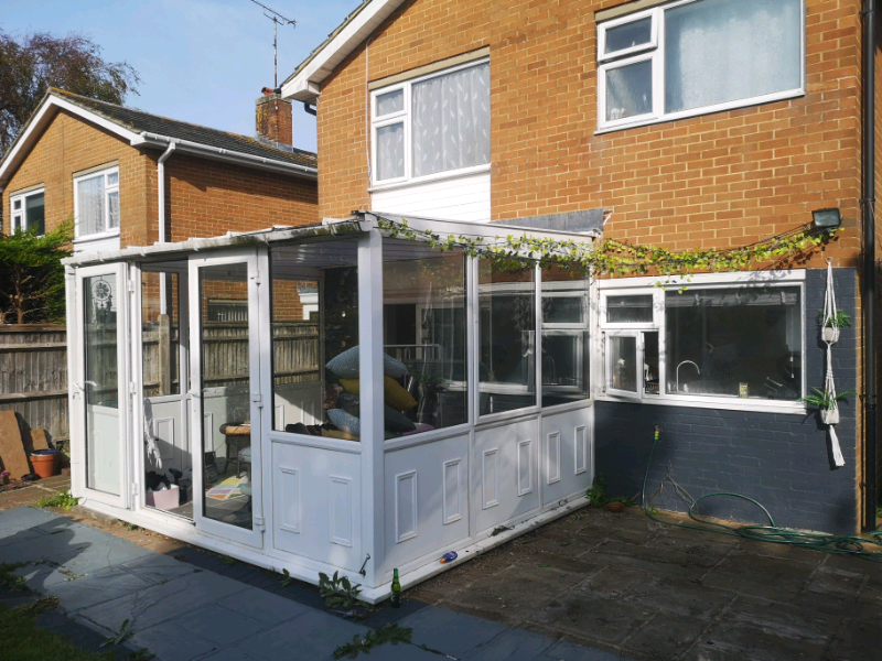 Used conservatory UPVC 4m width, 3m length in GoringbySea, West