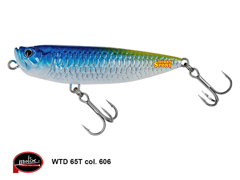 MOLIX WTD 65 FAT RATTLIN TOP WATER 6 GR COL 606 FUSILIER MARE LAGO ASPIO
