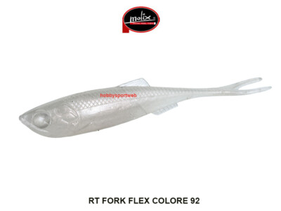 MOLIX RT FORK FLEX 4" COLORE 92 PEARL WHITE  LIGHT SPINNING CONF 4 PZ