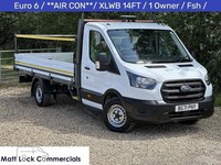 2021 Ford Transit 14 Ft XLWB L4 350 Dropside 170 ps Air Con Chassis Cab Diesel M