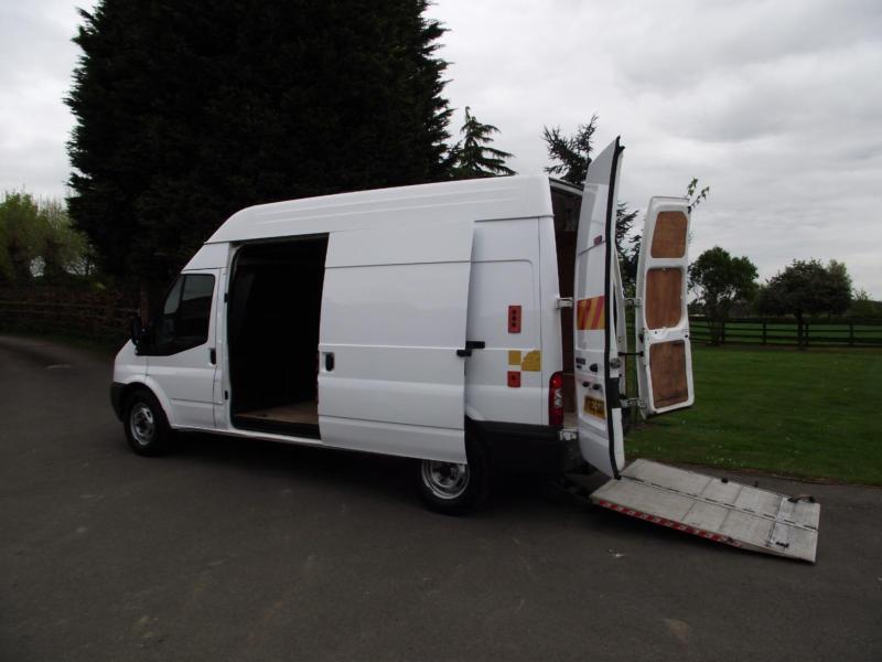 2012 62 FORD TRANSIT 2.2TDCi 350 6SPEED LWB TAIL LIFT TAILIFT TAILLIFT RAMP VAN in Lichfield