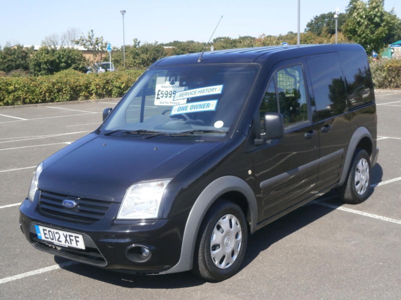 2012 FORD TRANSIT CONNECT 1.8 TDCi 110PS DPF T200 SWB TREND VAN BLACK
