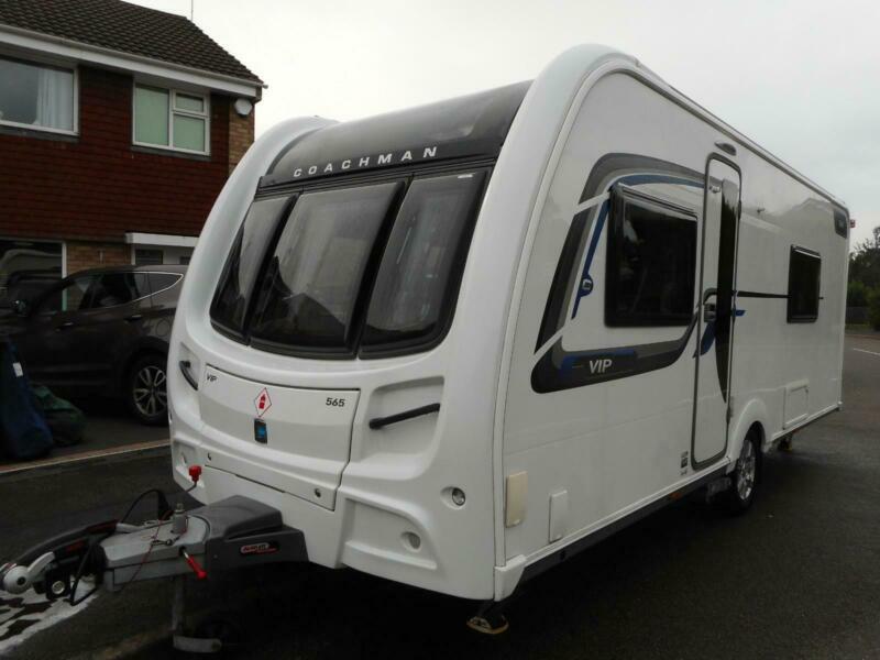 Coachman VIP 565 2016, 4 Berth Twin Fixed Single Bed Caravan For Sale