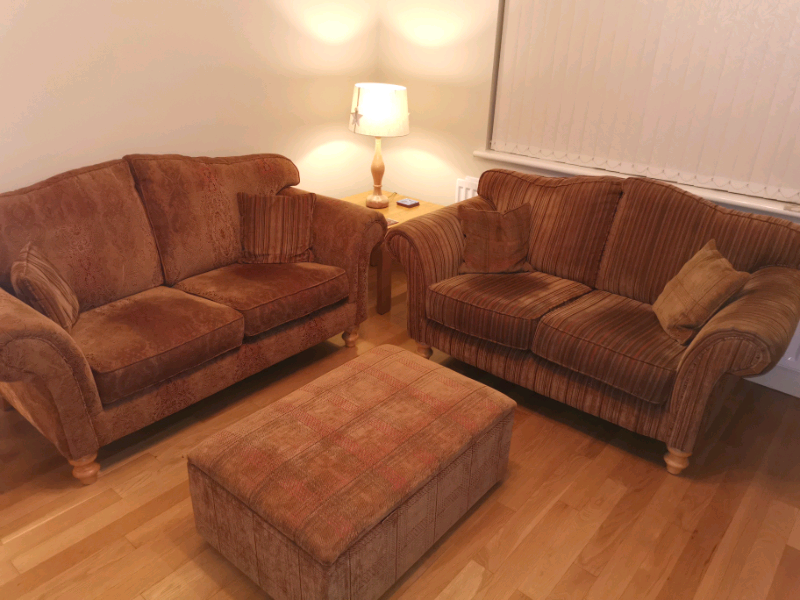 2x 2 seater sofas plus storage unit. | in Magherafelt, County Londonderry | Gumtree