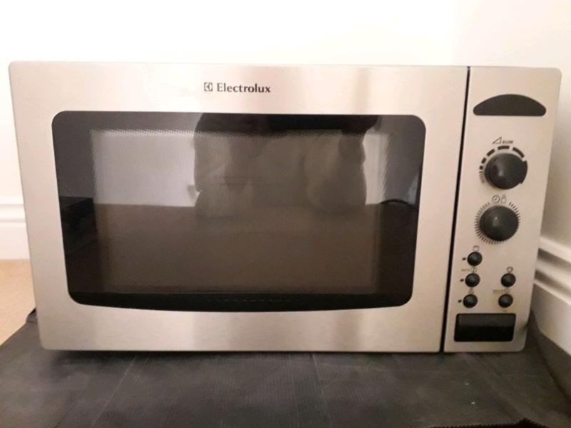 Electrolux Combination Microwave Ems2185 Brushed Steel and Black in