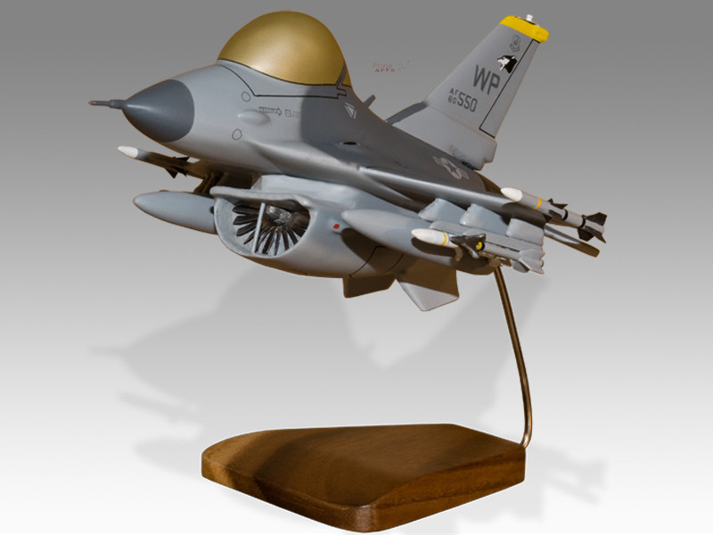 Lockheed Martin F-16 USAF WP Stubby Chubby Pudgy Handcrafted Display Model