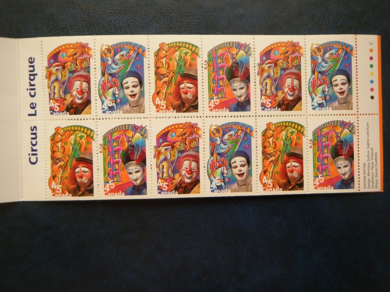 Canada#1760a BK220 MNH Booklet 'The Circus' Lot#AA12