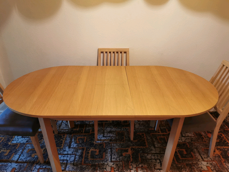 Dining table (extender) with 4 chairs | in Cheltenham, Gloucestershire