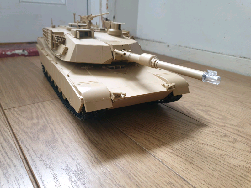New Tamiya 1/16 RC US M1A2 Abrams Tank. Full Option Kit. Sound Rc Tank