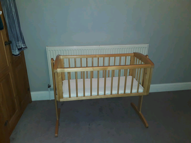 Mothercare swinging crib with mattress in Heath, Cardiff Gumtree