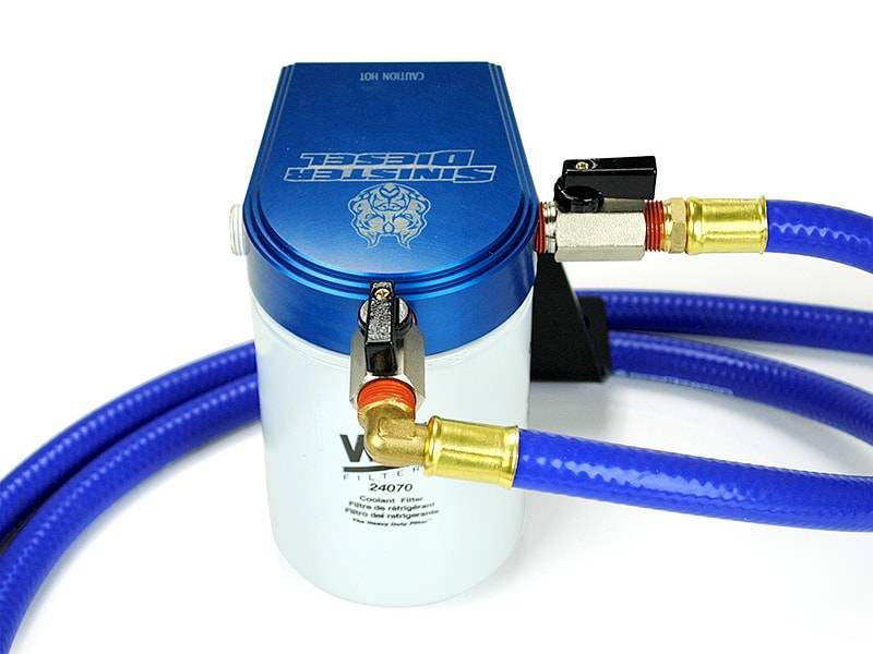 0110 GM Duramax 6.6 Sinister Diesel Coolant Filtration System with WIX