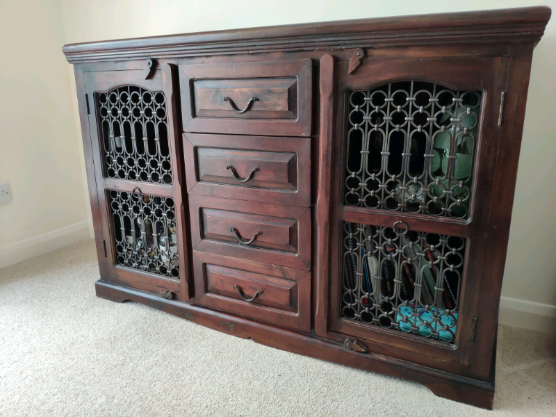 Jakarta Indonesian style dark solid wood sideboard in Jakarta Indonesian style dark solid wood sideboard in