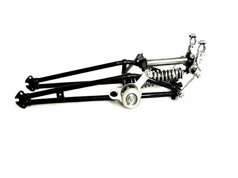 Fits Triumph 3HW 3SW WWII 350 Front Girder Fork Springer Assembly Chrome Black  