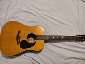 Sagadia acoustic guitar made in Japan 1970s Vintage Rare 
