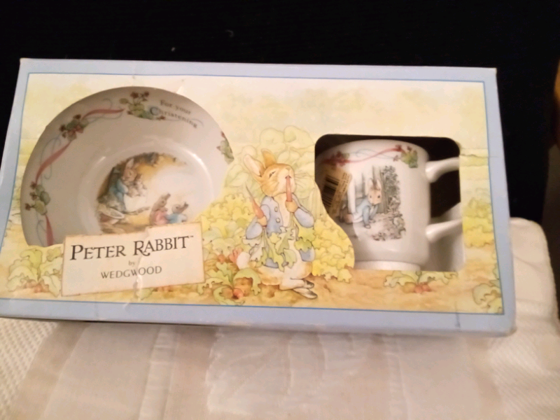 Wedgewood Peter Rabbit Christening Gift Set in Reading, Berkshire