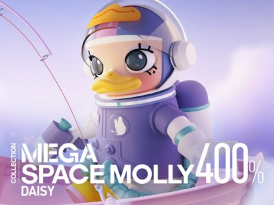 POP MART MEGA Collection 400% SPACE MOLLY Daisy Size 30cm