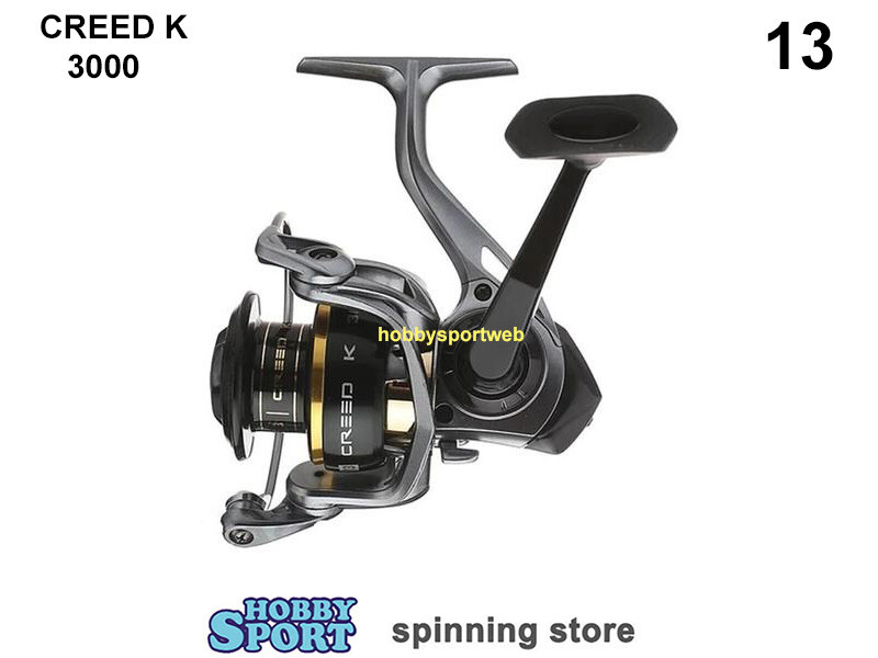 MULINELLO 13 MOD CREED K3000 FRIZIONE ANTERIORE  SPINNING   MARE  LAGO  FIUME