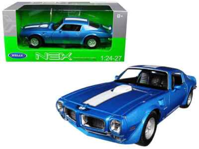 ミニカー Welly 1972 Pontiac Firebird Trans Am 1972 Pontiac Firebird Trans Am Blue Metallic 1/24 Diecast