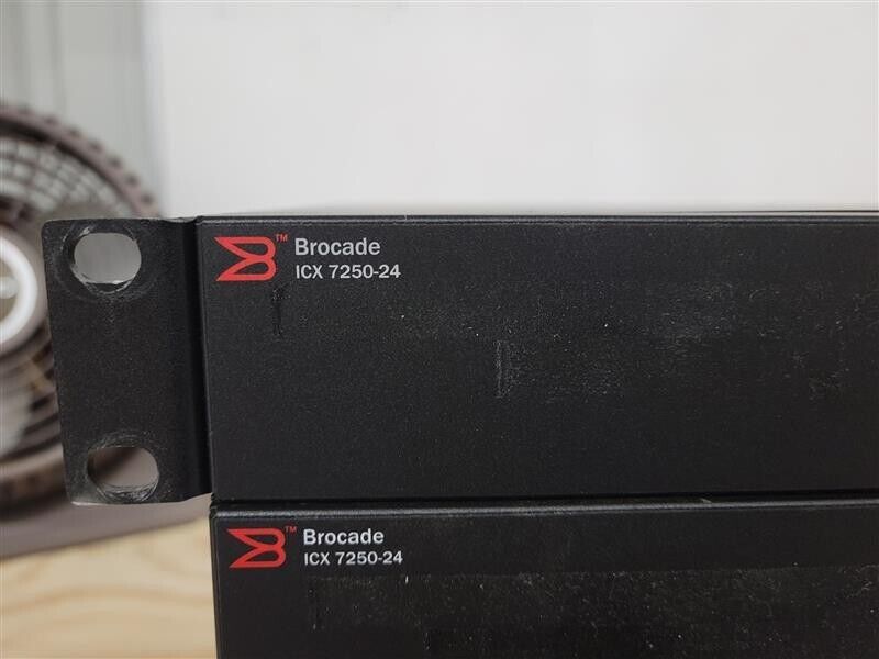 Brocade Icx7250-24-2x10g 24 Port Switch Used  + Tested!